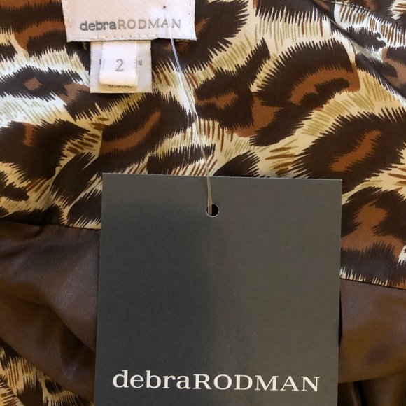 DEBRA RODMAN - silk cheetah / leopard dress, 2 - Picture 4 of 5